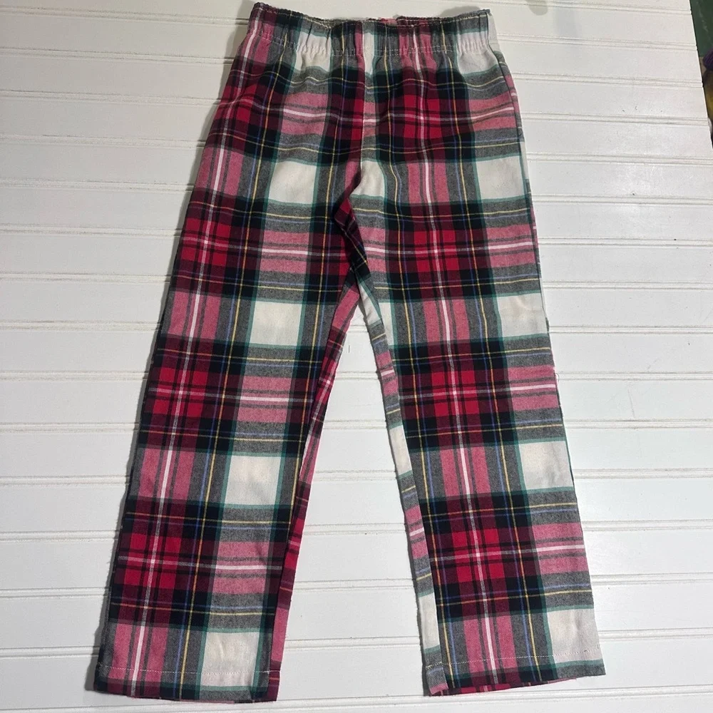 Old Navy flannel plaid NWOT pajama set boys small 6-7